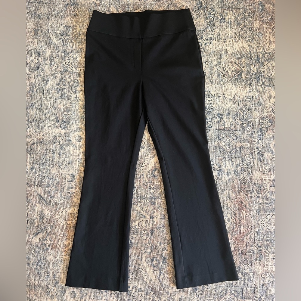 H&M Women’s Comfort Stretch Bootcut High Waist Black Dress Pants